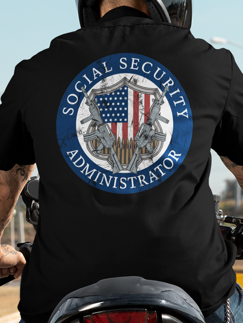 Social Security Administrator -  Back print