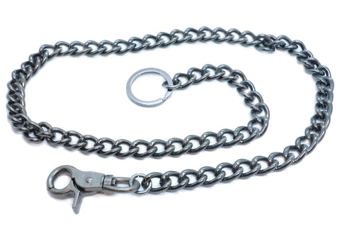 34" Wallet Chain Gun Metal