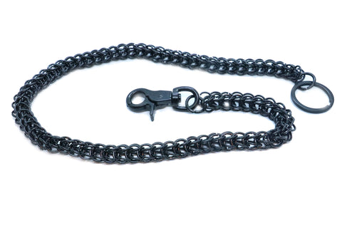 27" Wallet Chain Black