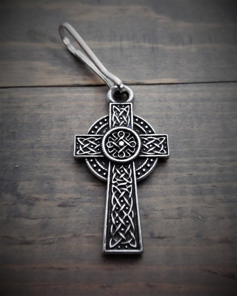 Celtic Cross Zipper Pull