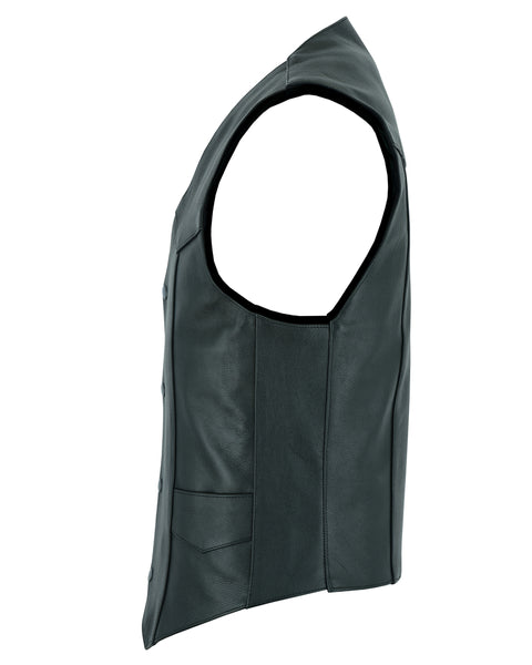 Men's Plain Side Economy Vest